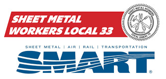 Sheet Metal Workers Local 33 logo
